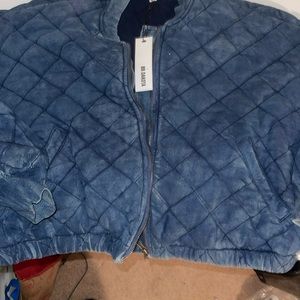 BB DAKOTA denim puffer jacket BRAND NEW